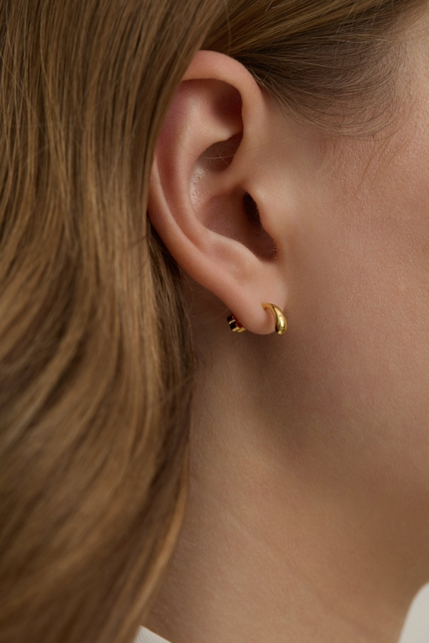 316L Stainless Steel Little Drop Flatback Earrings - Coddle Heaven
