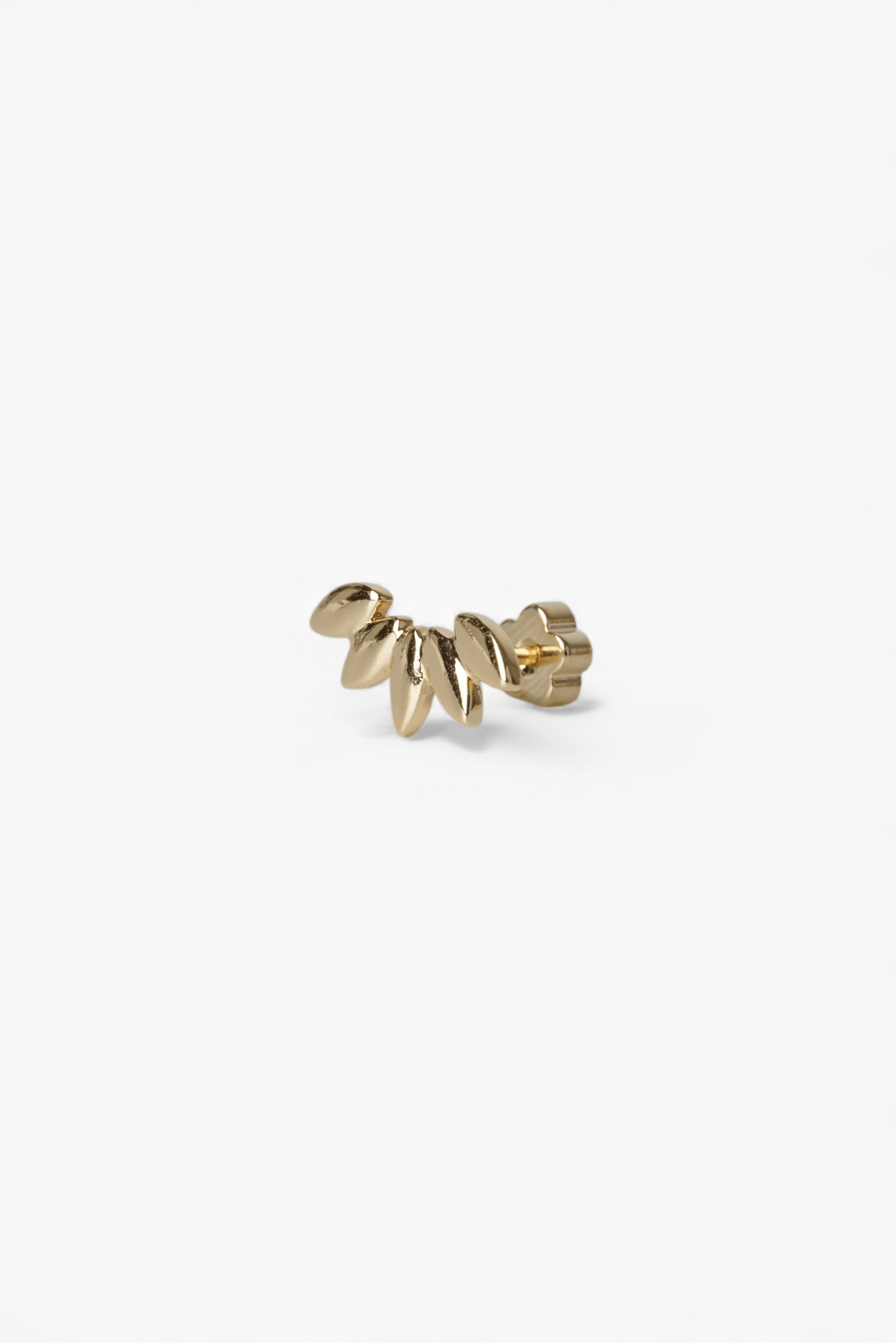 316L Stainless Steel Lotus Bloom Flower Flatback Earrings - Coddle Heaven