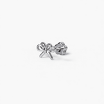 316L Stainless Steel Micro Bow Flatback Earrings - Coddle Heaven