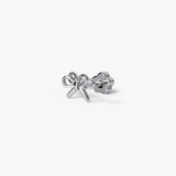 316L Stainless Steel Micro Bow Flatback Earrings - Coddle Heaven