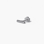 316L Stainless Steel Minimal Line Bar Flatback Earrings - Coddle Heaven