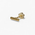316L Stainless Steel Minimal Line Bar Flatback Earrings - Coddle Heaven