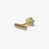 316L Stainless Steel Minimal Line Bar Flatback Earrings - Coddle Heaven