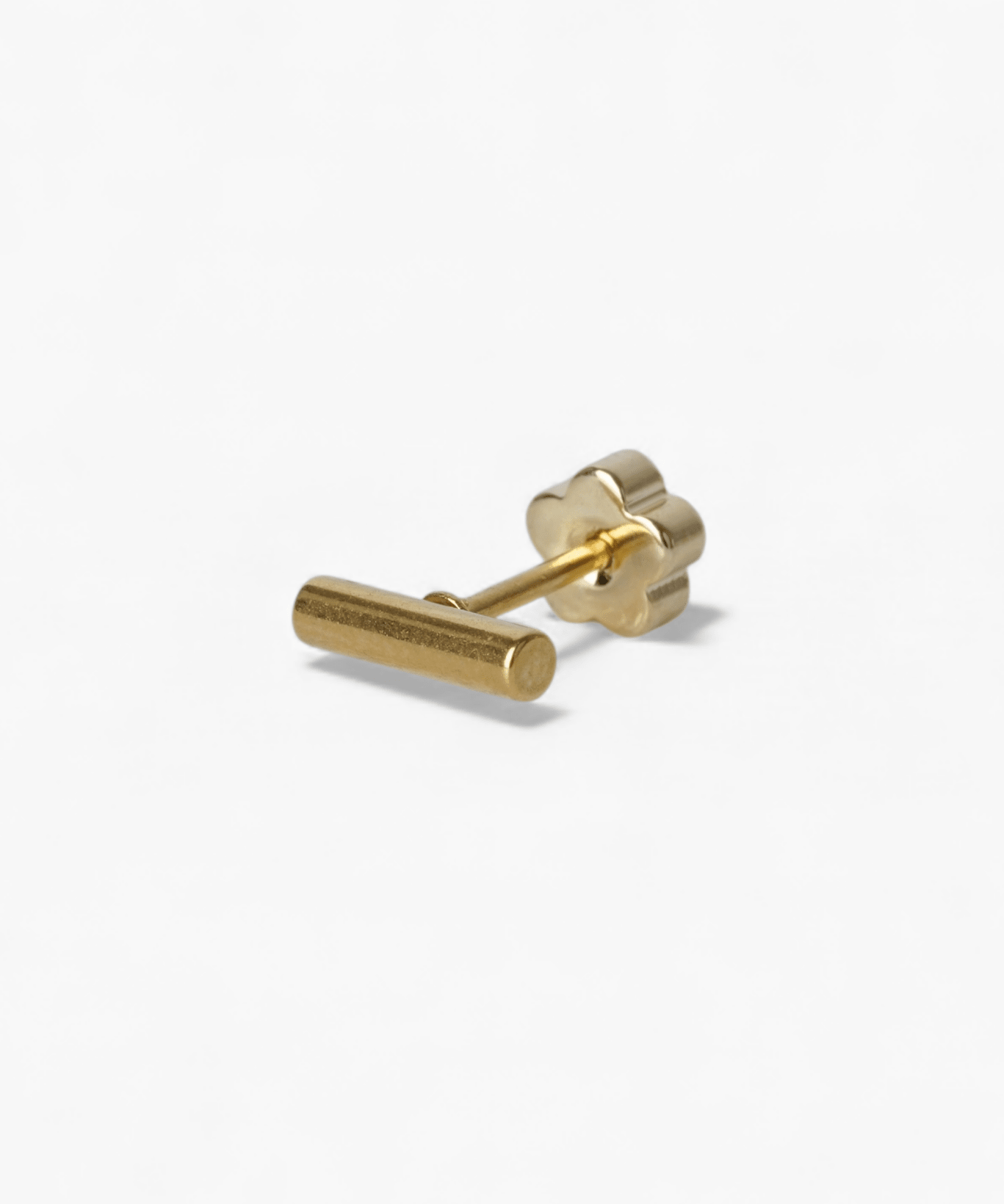 316L Stainless Steel Minimal Line Bar Flatback Earrings - Coddle Heaven