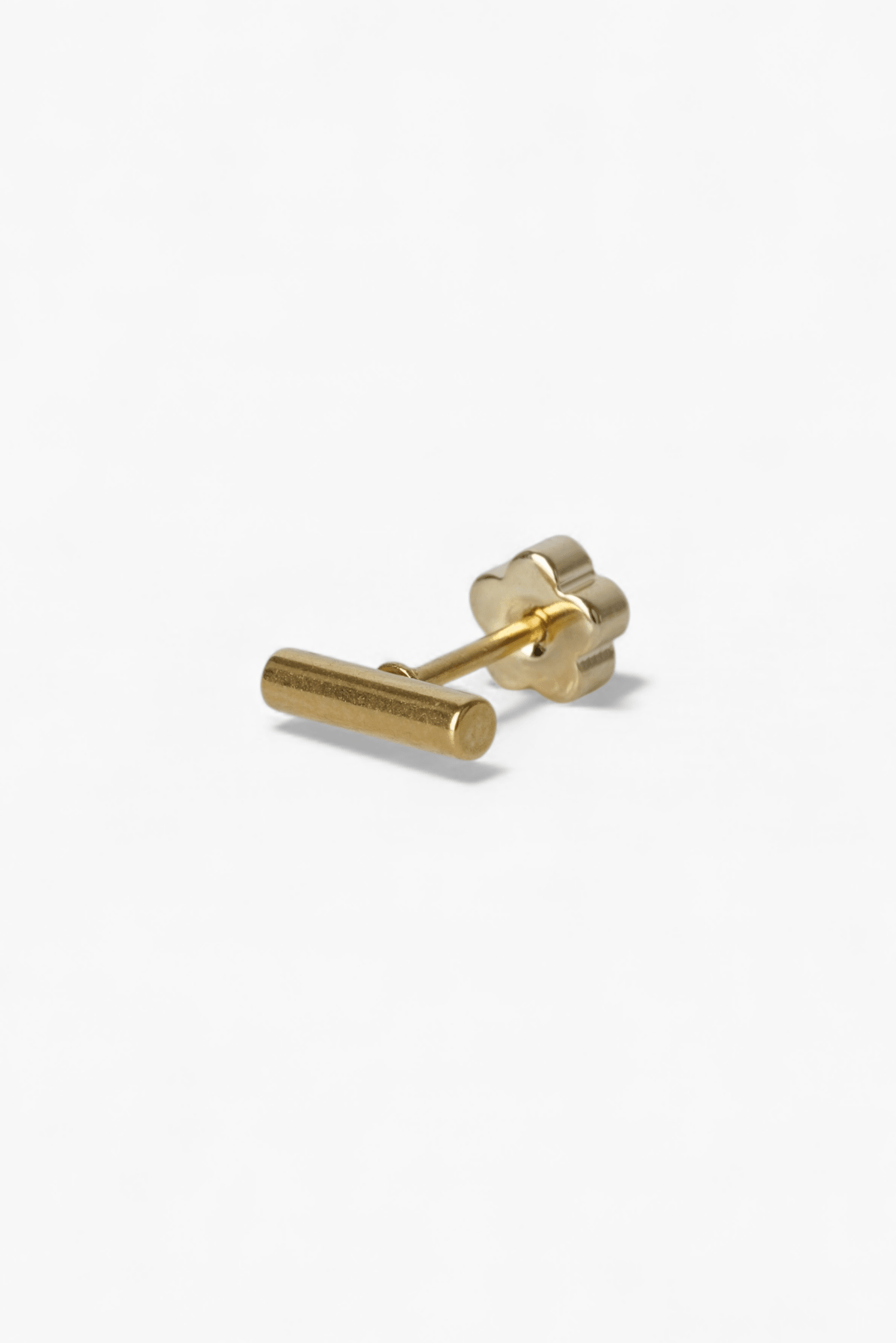 316L Stainless Steel Minimal Line Bar Flatback Earrings - Coddle Heaven
