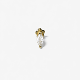 316L Stainless Steel Olive Diamond Flatback Earrings - Coddle Heaven