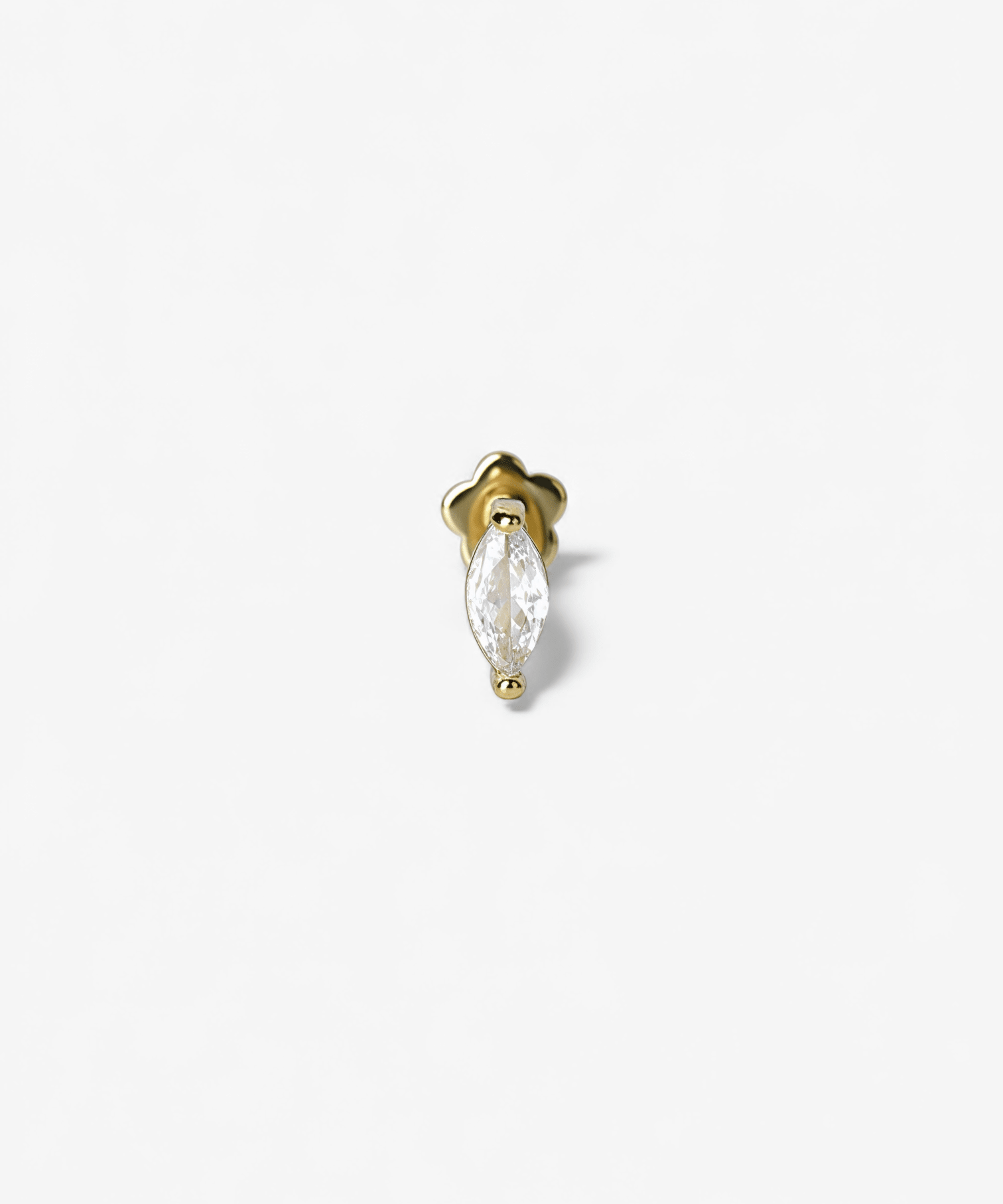 316L Stainless Steel Olive Diamond Flatback Earrings - Coddle Heaven