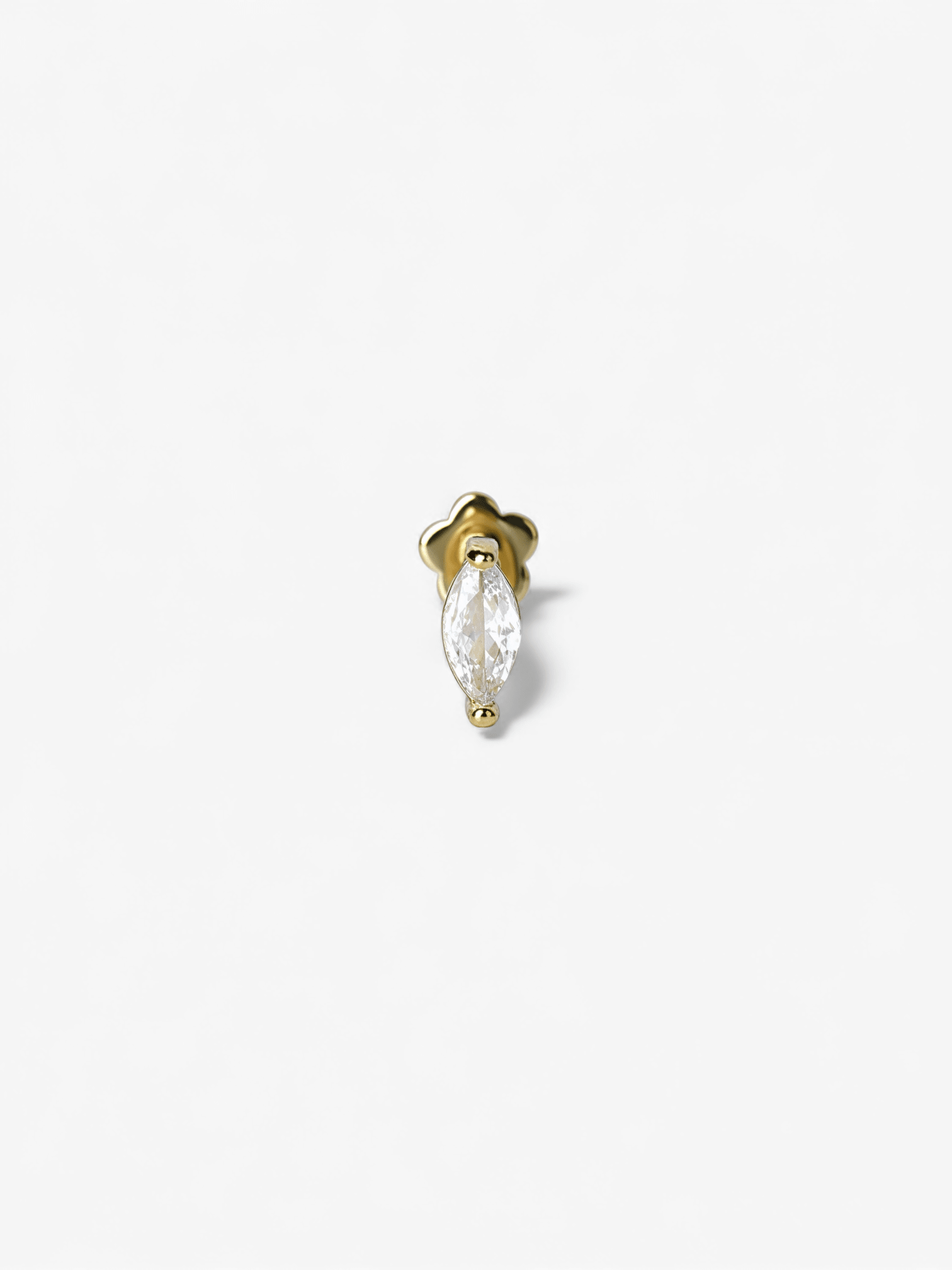 316L Stainless Steel Olive Diamond Flatback Earrings - Coddle Heaven