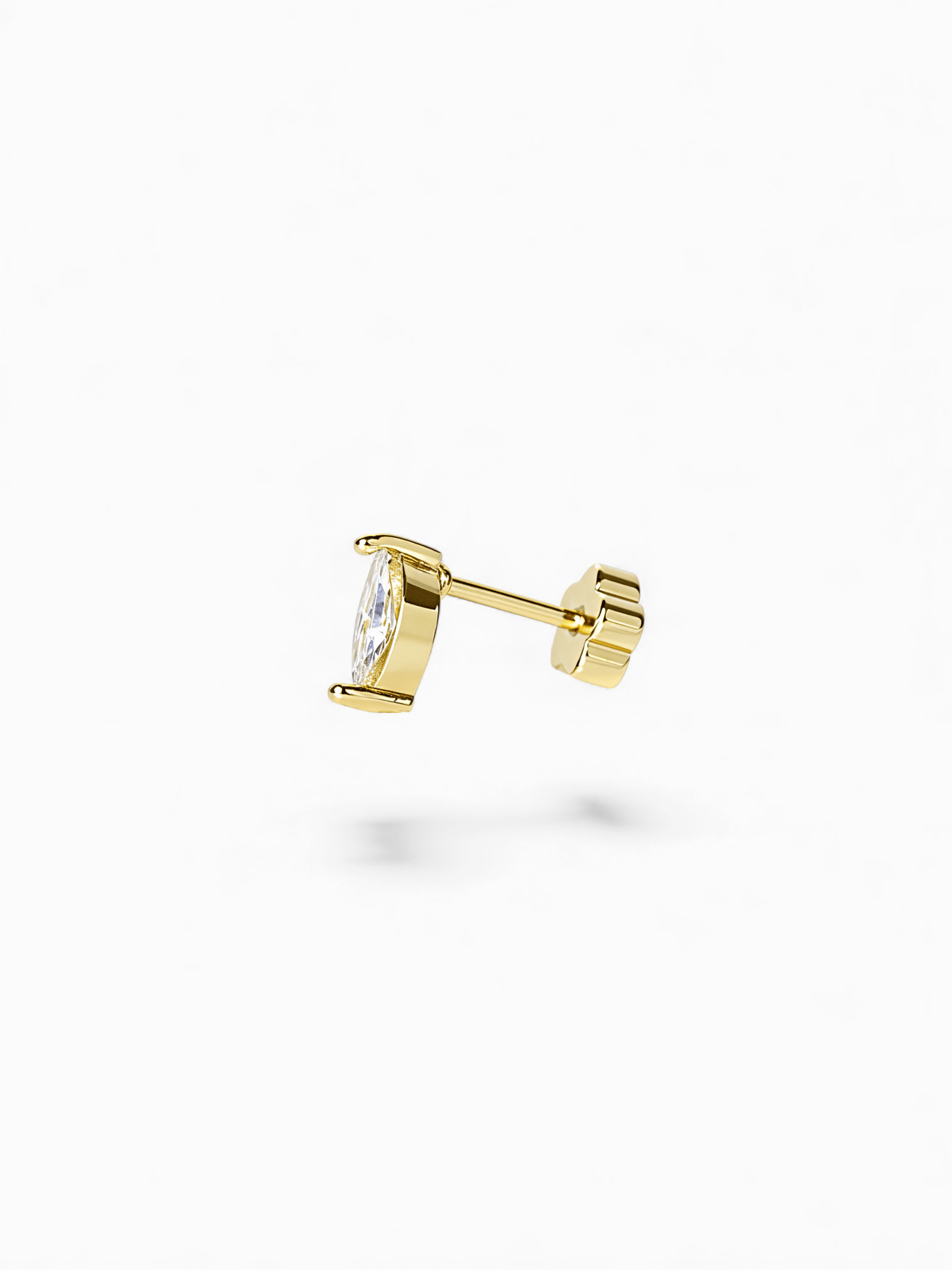 316L Stainless Steel Olive Diamond Flatback Earrings - Coddle Heaven