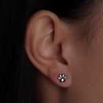 316L Stainless Steel Paw Flatback Earrings - Coddle Heaven