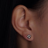 316L Stainless Steel Paw Flatback Earrings - Coddle Heaven
