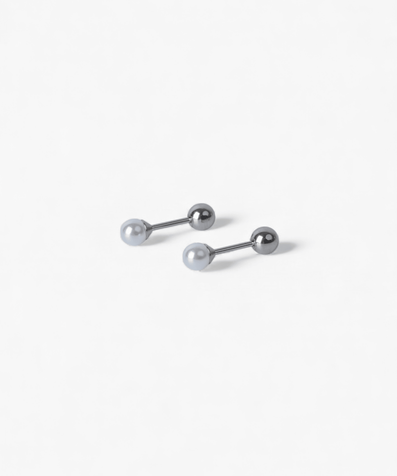 316L Stainless Steel Silver Sphere Earrings - Coddle Heaven
