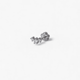 316L Stainless Steel Spark Trilogy Flatback Earrings - Coddle Heaven