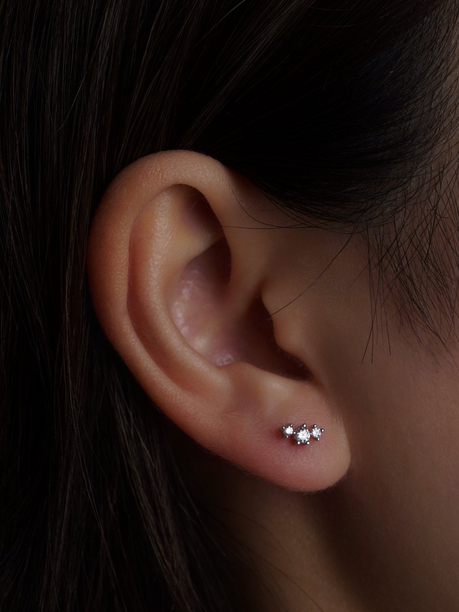 316L Stainless Steel Spark Trilogy Flatback Earrings - Coddle Heaven