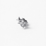 316L Stainless Steel Star Cluster Flatback Earrings - Coddle Heaven
