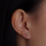 316L Stainless Steel Star Cluster Flatback Earrings - Coddle Heaven