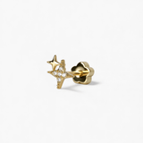 316L Stainless Steel Star Cluster Flatback Earrings - Coddle Heaven