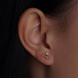 316L Stainless Steel Star Crown Flatback Earrings - Coddle Heaven