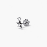 316L Stainless Steel Star Crown Flatback Earrings - Coddle Heaven