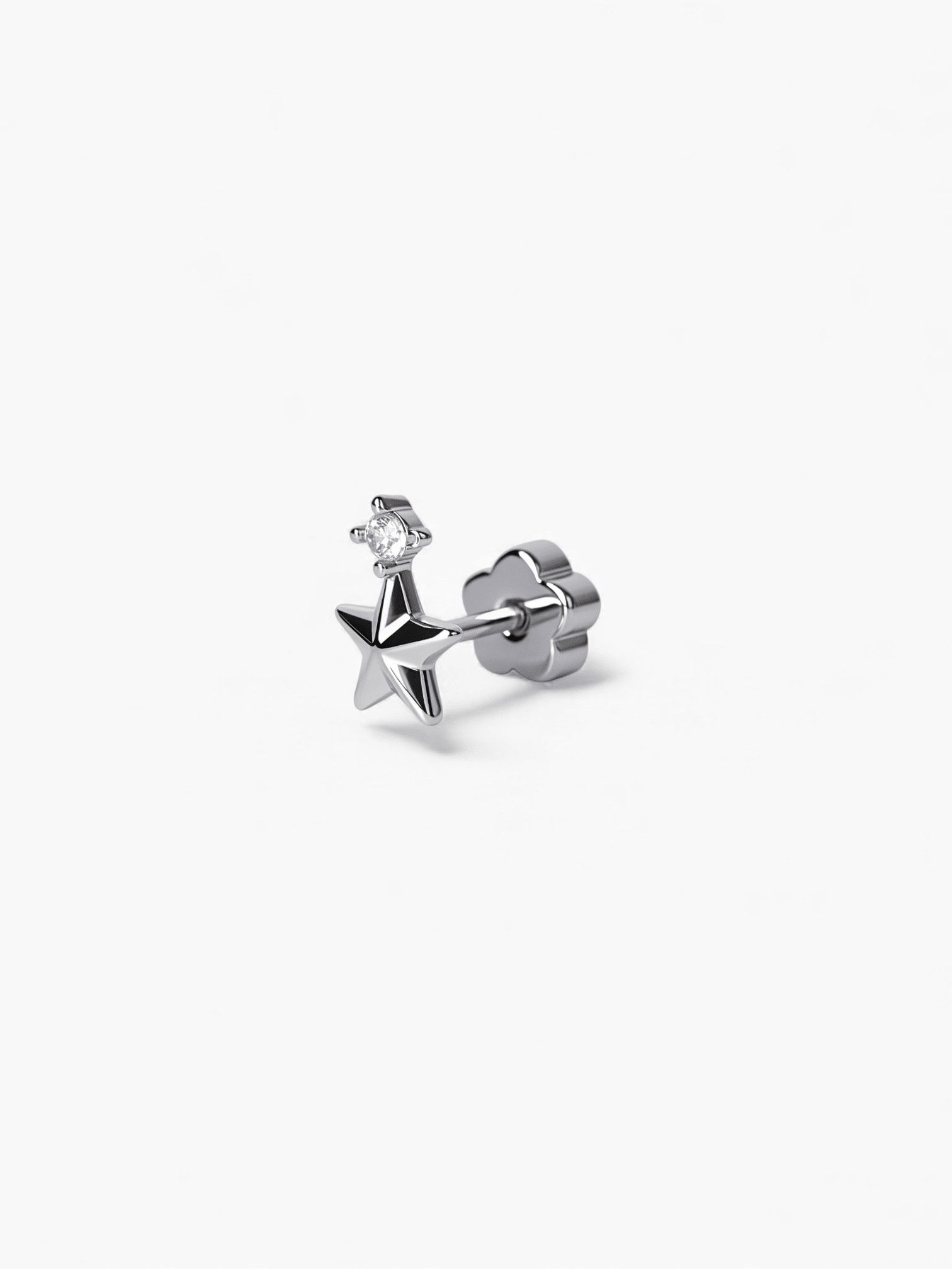 316L Stainless Steel Star Crown Flatback Earrings - Coddle Heaven