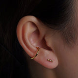 316L Stainless Steel Trio Orbit Flatback Earrings - Coddle Heaven