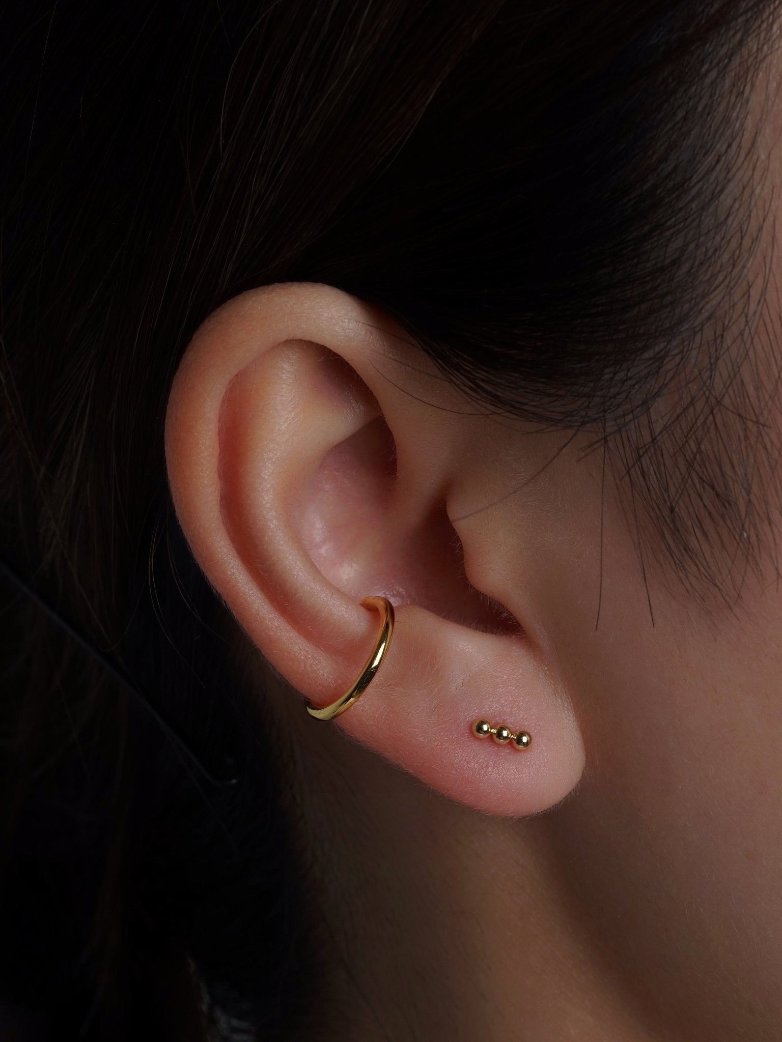 316L Stainless Steel Trio Orbit Flatback Earrings - Coddle Heaven