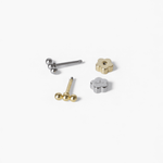316L Stainless Steel Trio Orbit Flatback Earrings - Coddle Heaven