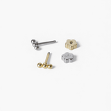 316L Stainless Steel Trio Orbit Flatback Earrings - Coddle Heaven