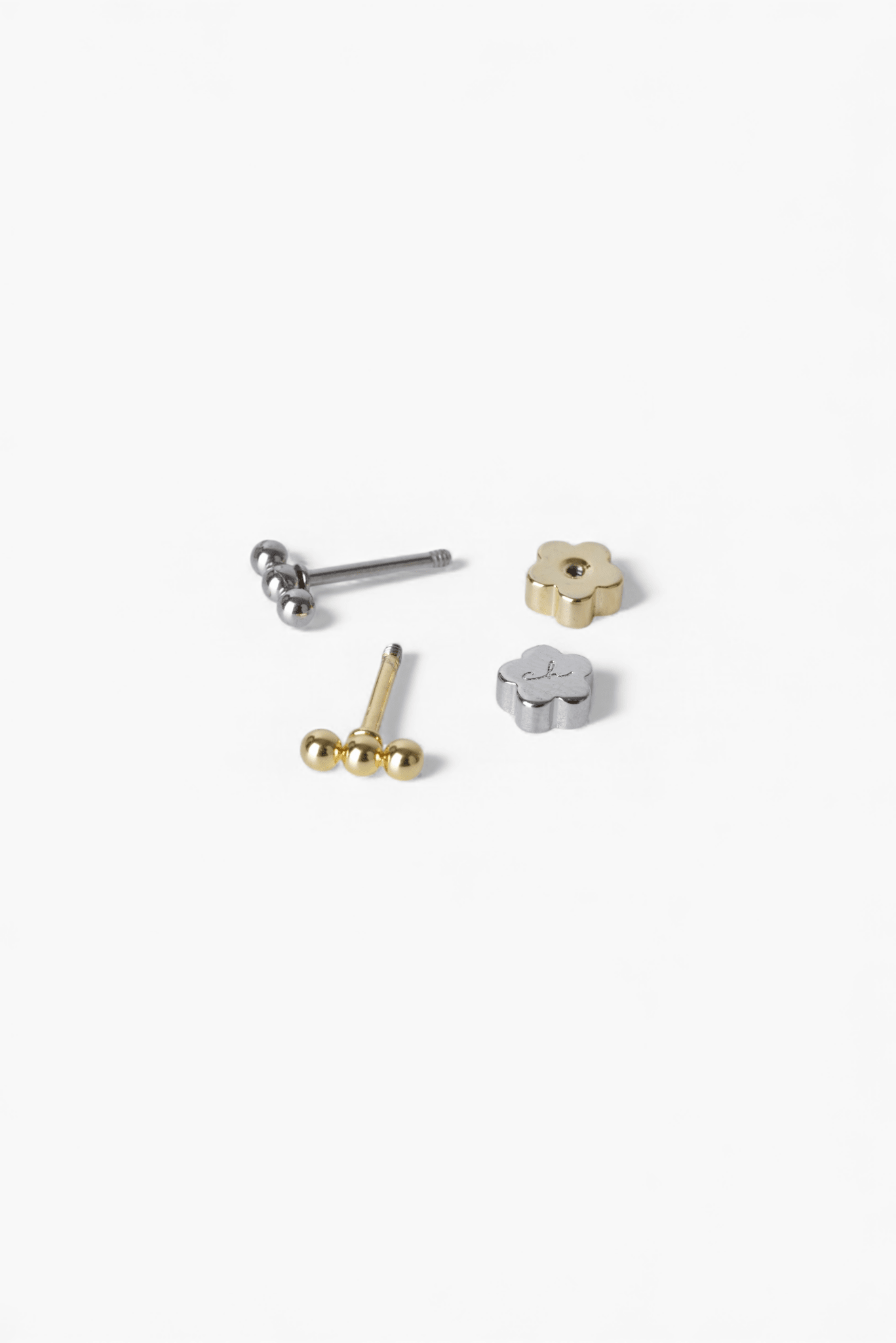 316L Stainless Steel Trio Orbit Flatback Earrings - Coddle Heaven