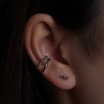 316L Stainless Steel Trio Orbit Flatback Earrings - Coddle Heaven
