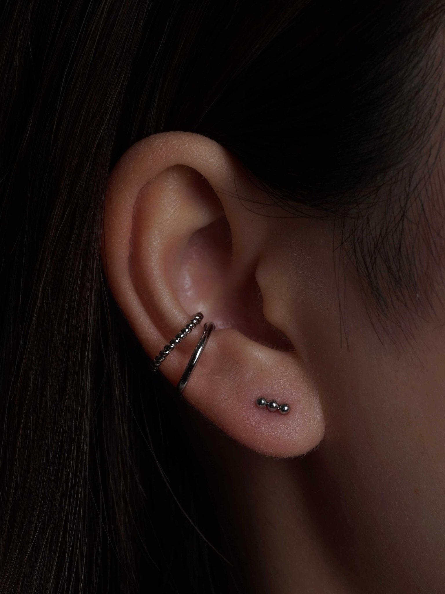 316L Stainless Steel Trio Orbit Flatback Earrings - Coddle Heaven
