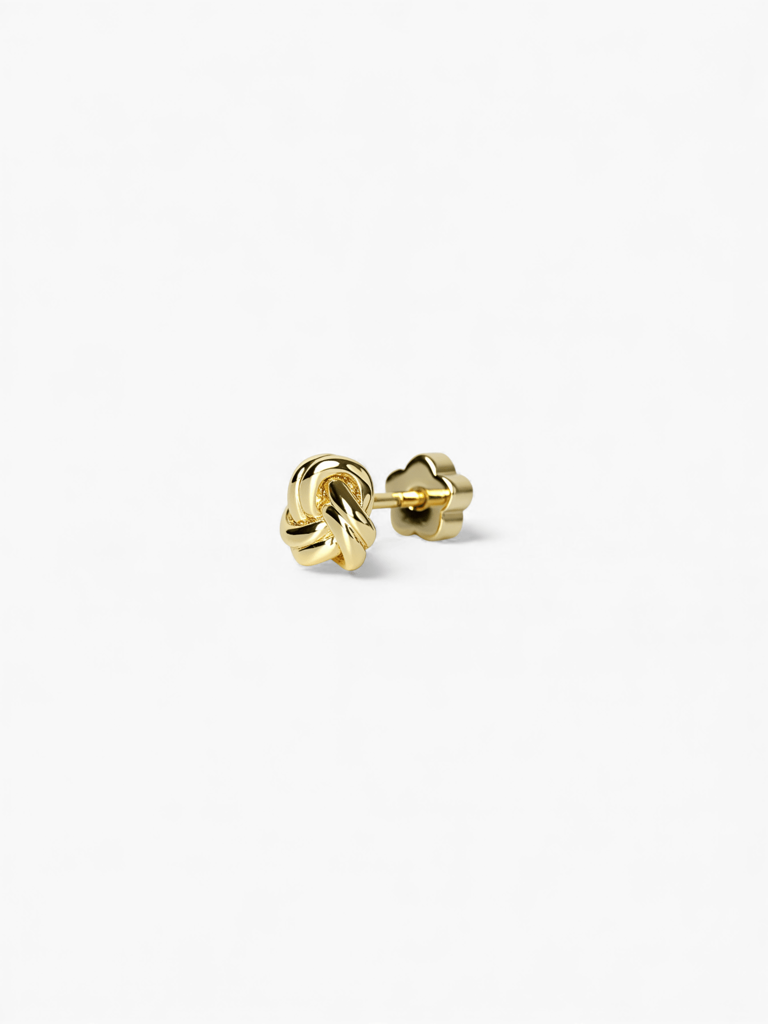 316L Stainless Steel Twisting Knot Flatback Earrings - Coddle Heaven