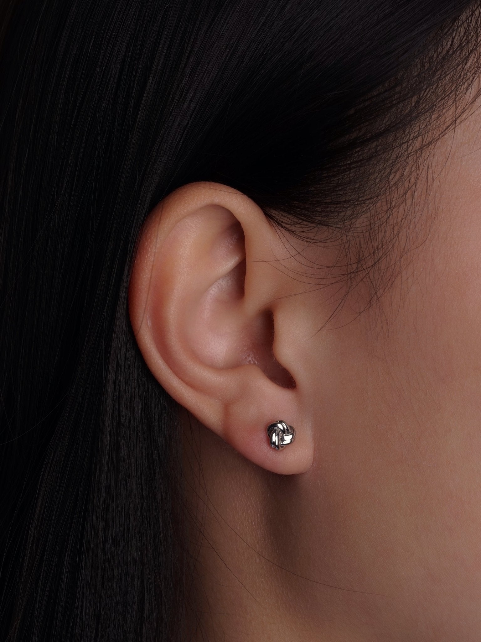 316L Stainless Steel Twisting Knot Flatback Earrings - Coddle Heaven