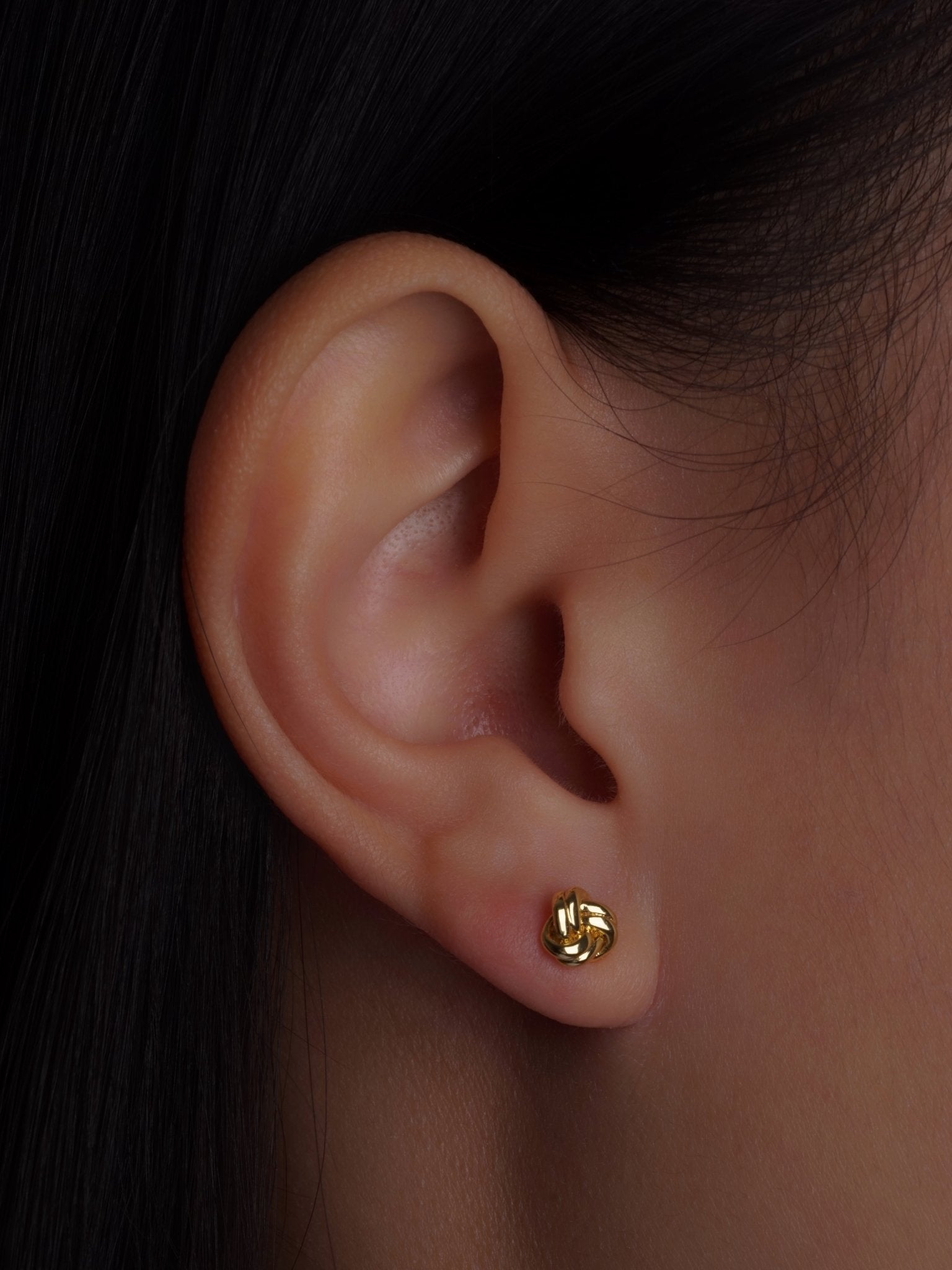 316L Stainless Steel Twisting Knot Flatback Earrings - Coddle Heaven