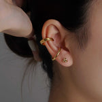 316L Stainless Steel Twisting Knot Petite Flatback Earrings - Coddle Heaven