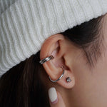 316L Stainless Steel Twisting Knot Petite Flatback Earrings - Coddle Heaven