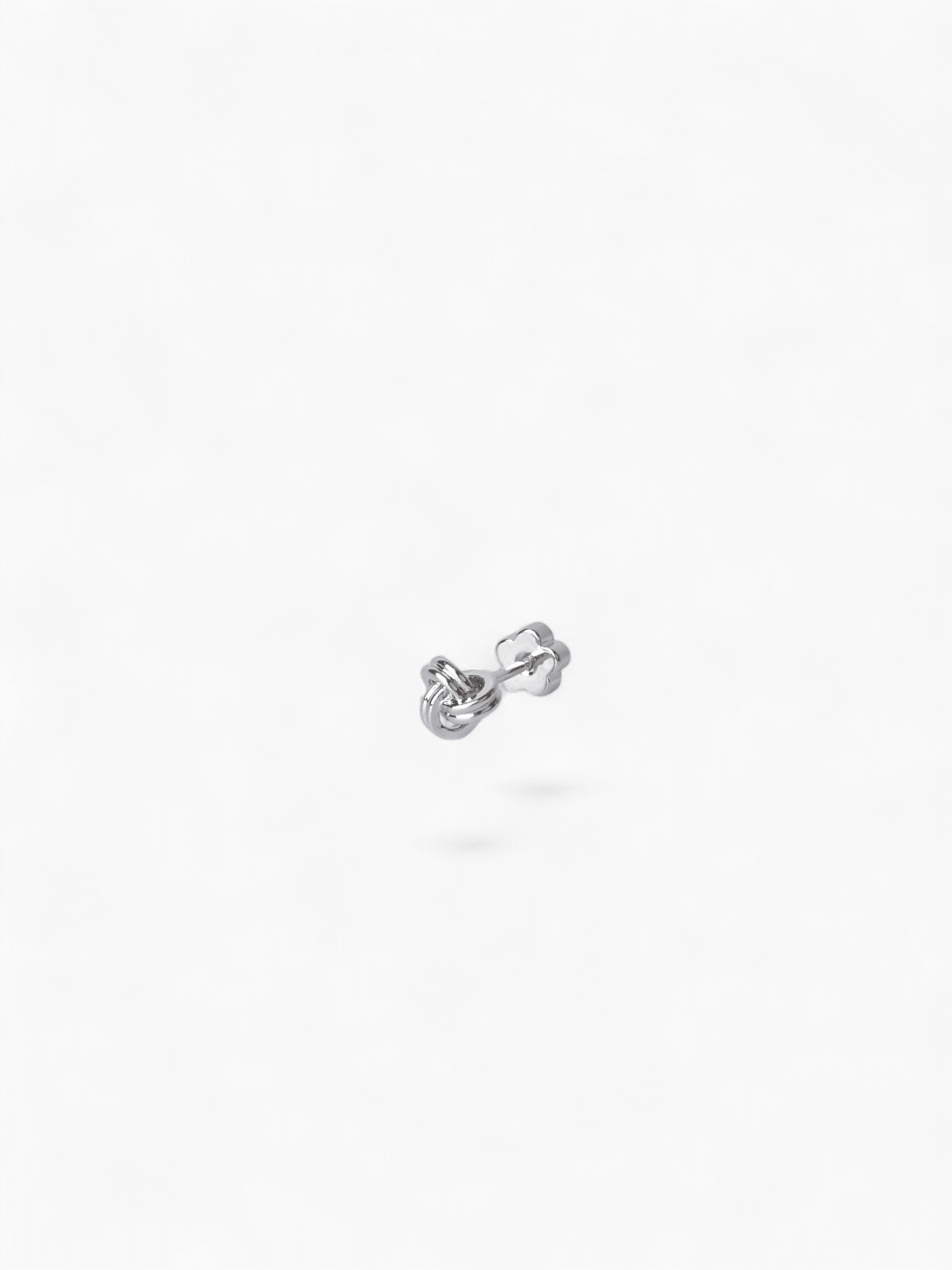 316L Stainless Steel Twisting Knot Petite Flatback Earrings - Coddle Heaven