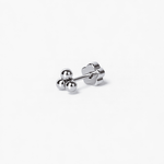 316L Tri - Bead Flatback Earrings - Coddle Heaven
