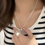 Double Layered Drop Necklace - Coddle Heaven