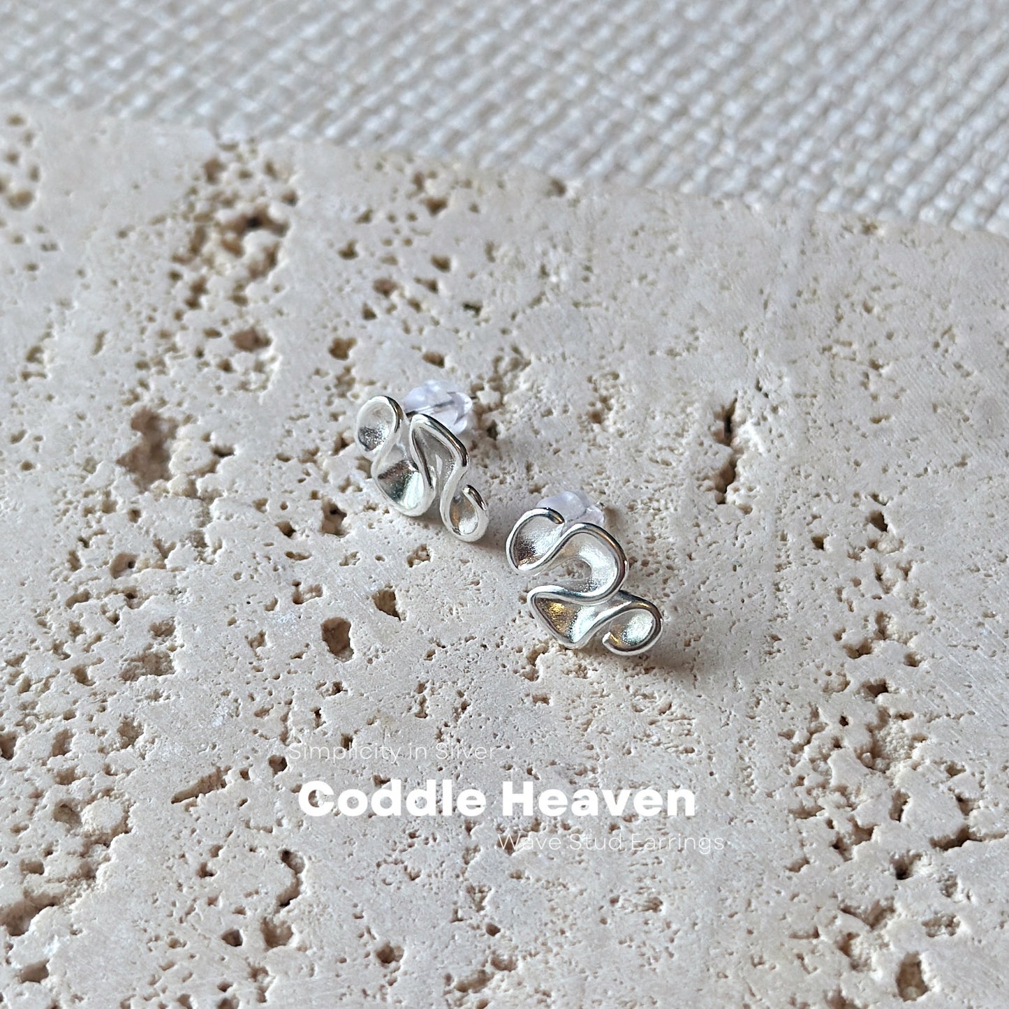 Wave Stud Earrings