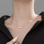 Curved Eggplant Necklace - Coddle Heaven