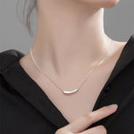Curved Eggplant Necklace - Coddle Heaven
