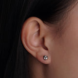 316L Stainless Steel Twisting Knot Flatback Earrings