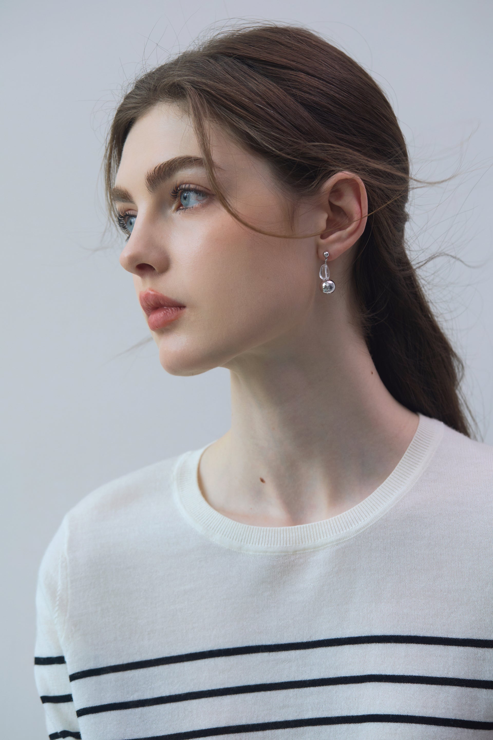 Frosted Ice Cube Earrings