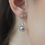 Frosted Ice Cube Earrings