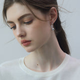 Frosted Ice Cube Earrings