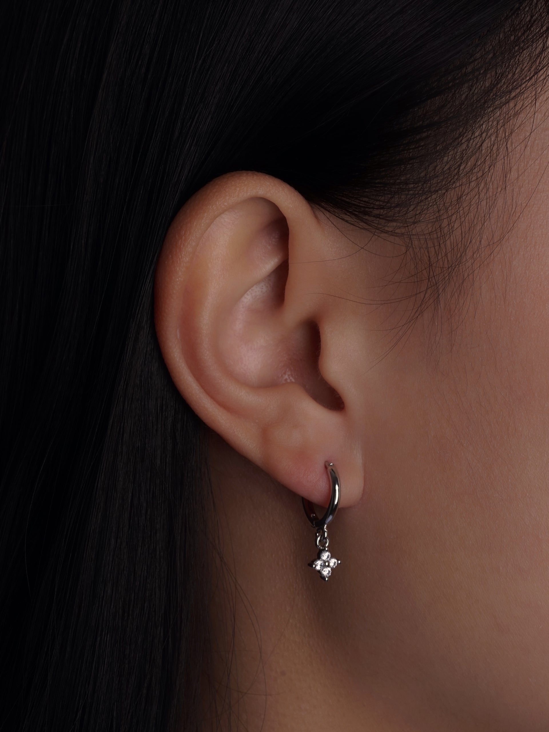 Spade Drop Earrings