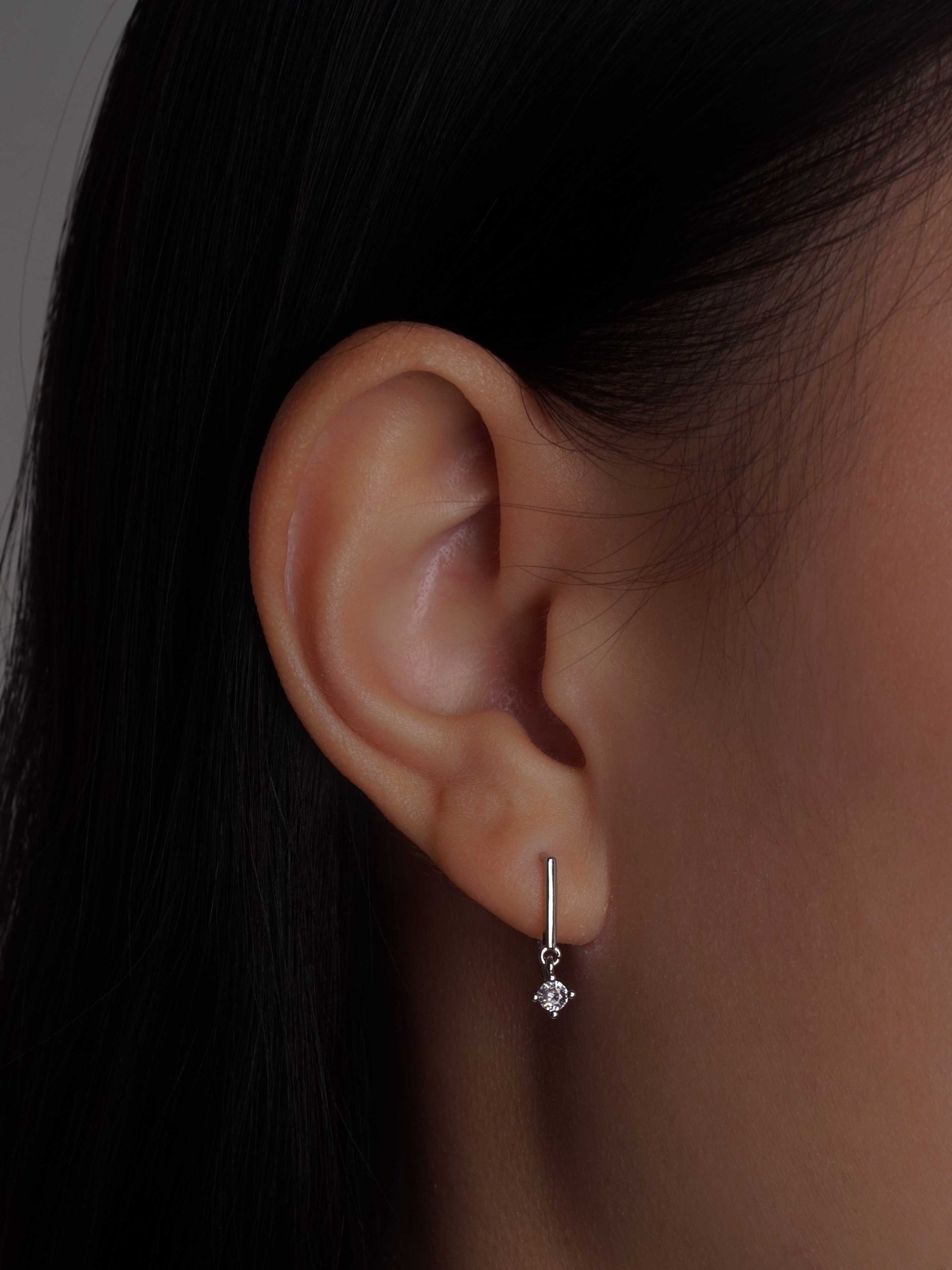 Gemstone Drop Earrings