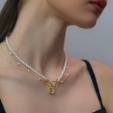 Retro Double-Layer Pearl Necklace