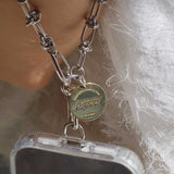 Luxe Gold Tag Indulgence Phone Lanyard